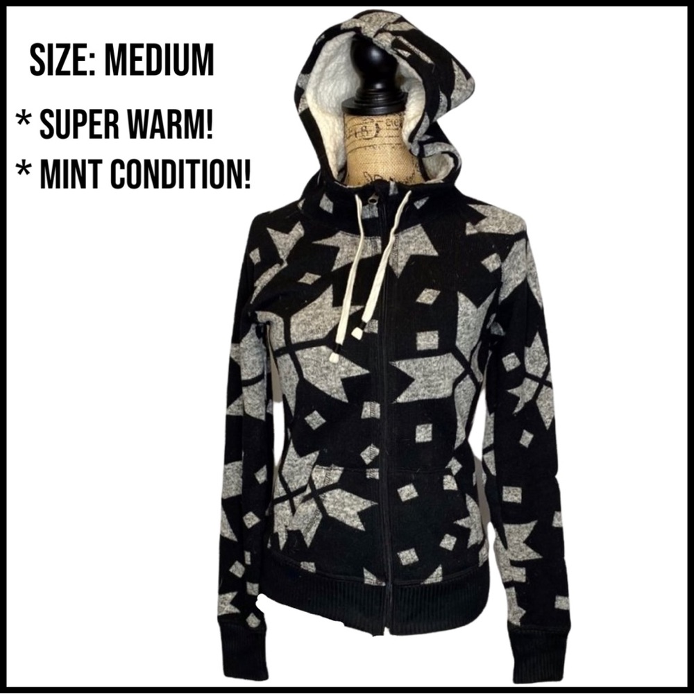 So Authentic American Heritage, Zip-Up Hoodie, Sz: Medium. Mint Condition.
